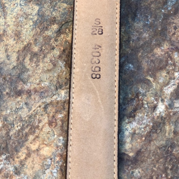 VTG Brighton 🇺🇸 Leather Belt USA Made, Size S/28 - Picture 6 of 7